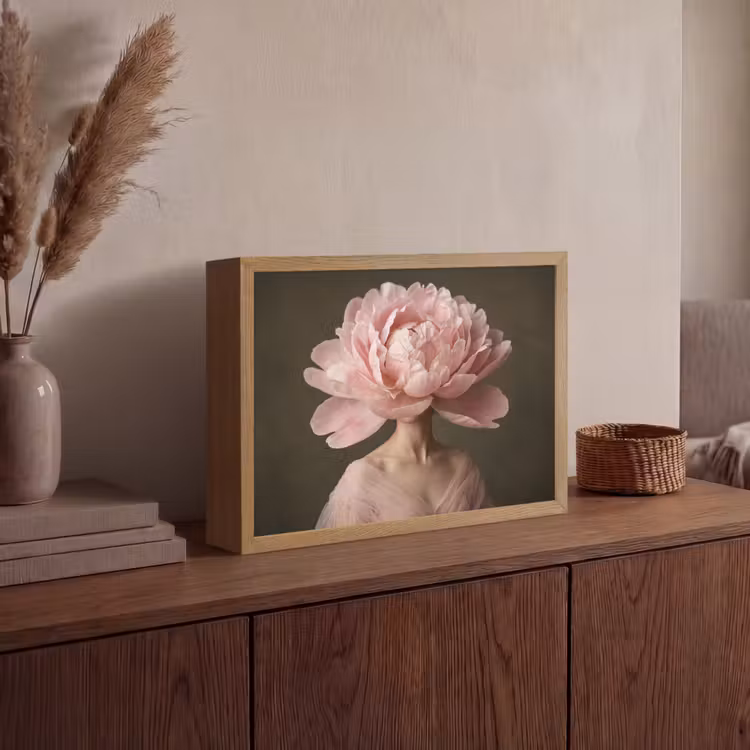 Lightbox - Wandlamp - Gezicht - Roos - Roze — 4