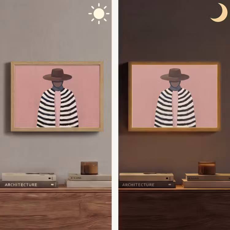 Lightbox - Wandlamp - Grafisch - Vrouw - Roze — 6