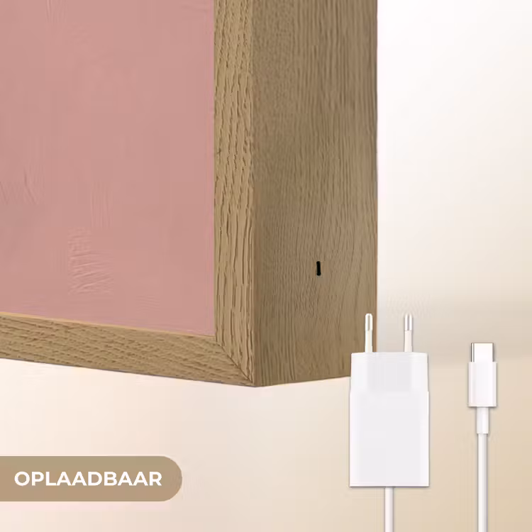 Lightbox - Wandlamp - Grafisch - Vrouw - Roze — 7