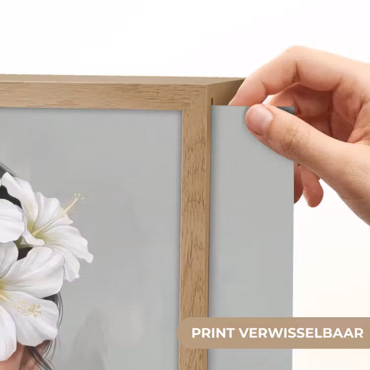 Lightbox - Wandlamp - Lelies - Portret - Wit — 5