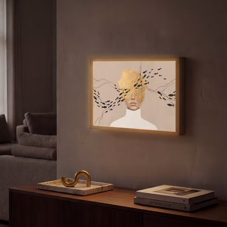 Lightbox - Wandlamp - Modern - Vrouw - Goud — 2