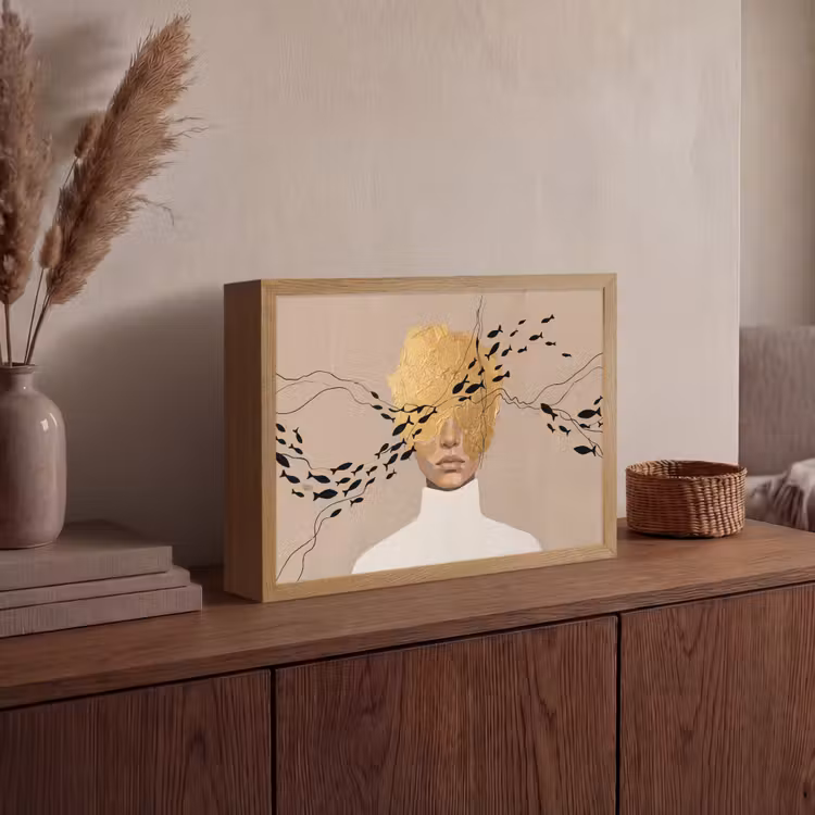 Lightbox - Wandlamp - Modern - Vrouw - Goud — 4