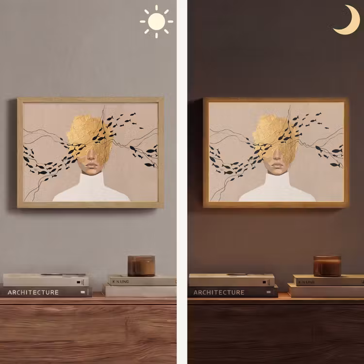 Lightbox - Wandlamp - Modern - Vrouw - Goud — 6