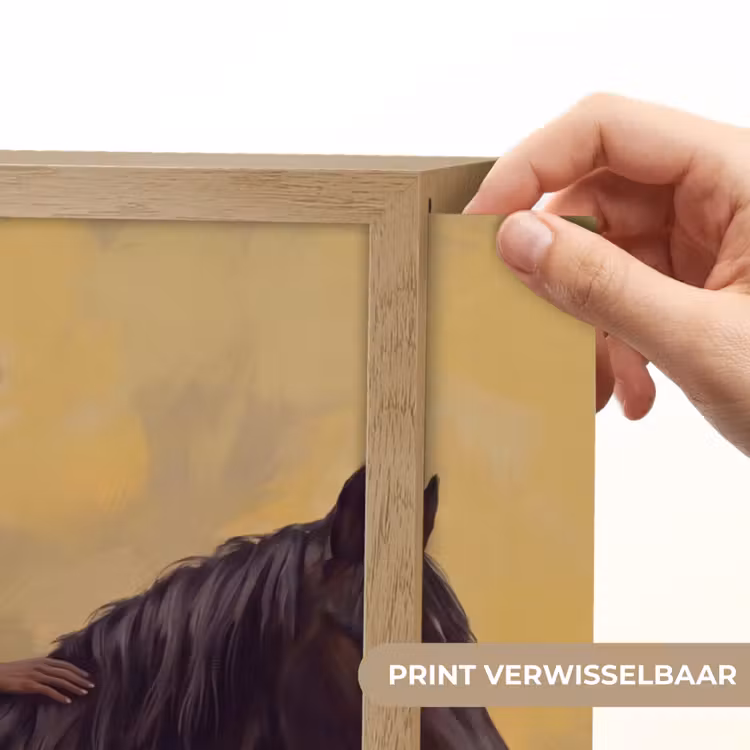 Lightbox - Wandlamp - Paard - Klassiek - Oker — 5