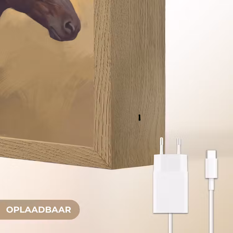 Lightbox - Wandlamp - Paard - Klassiek - Oker — 7