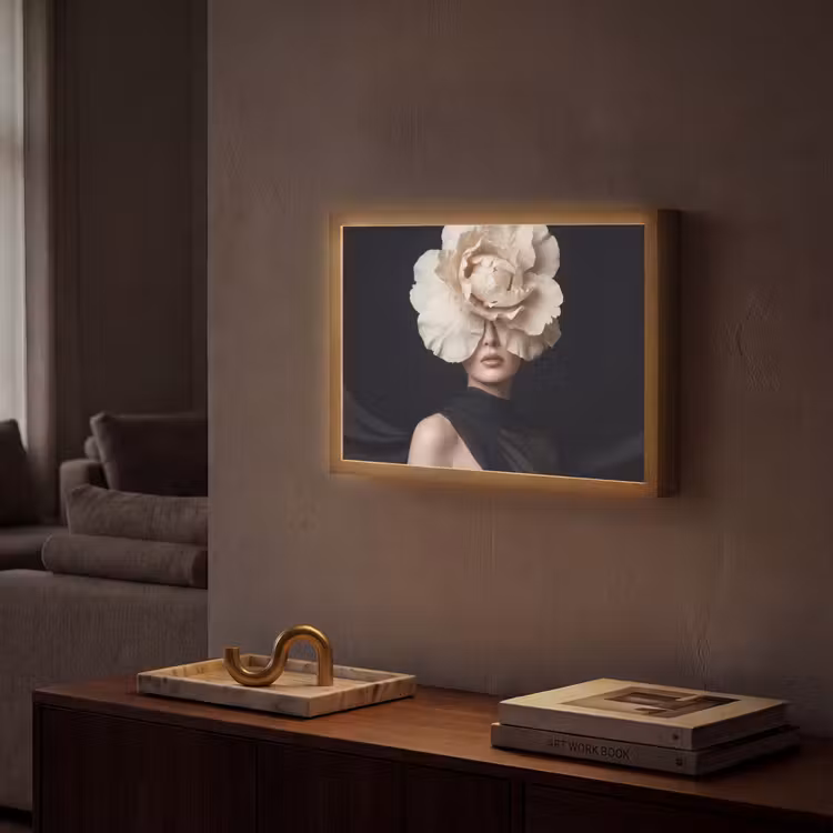 Lightbox - Wandlamp - Roos - Tijdloos - Zwart — 2