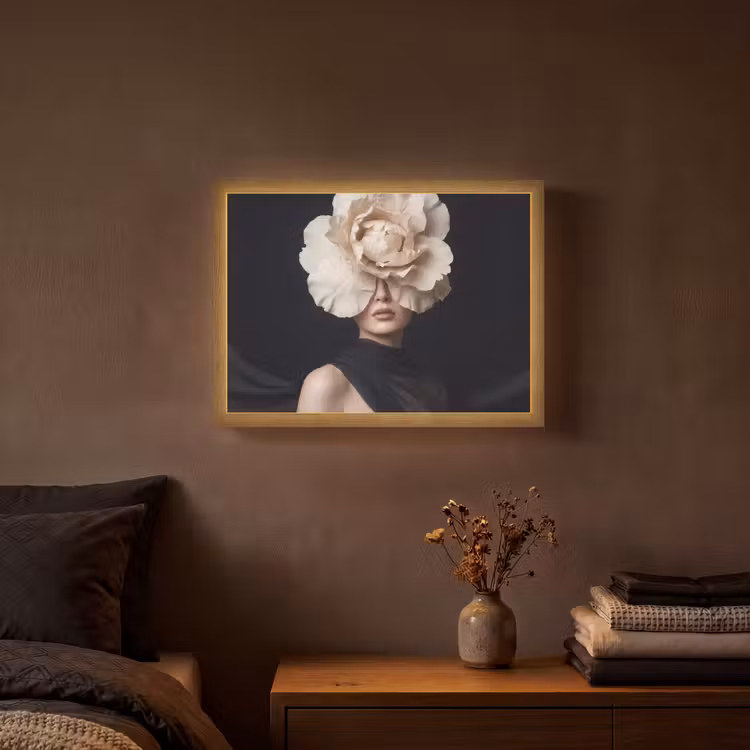Lightbox - Wandlamp - Roos - Tijdloos - Zwart — 3
