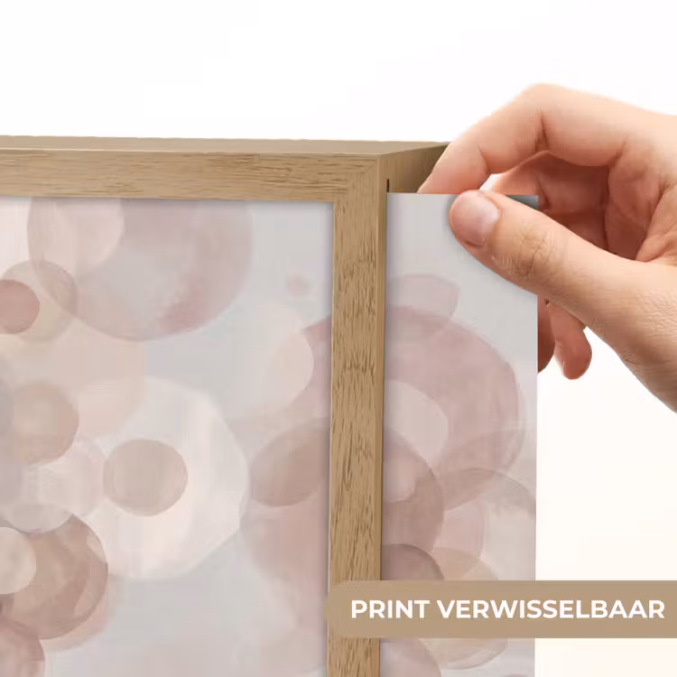 Lightbox - Wandlamp - Vrouw - Cirkels - Beige — 5