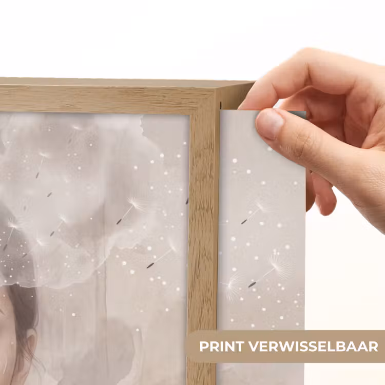 Lightbox - Wandlamp - Vrouw - Sereen - Grijs — 5