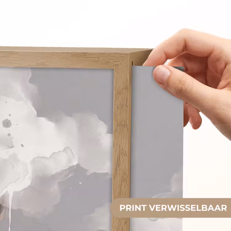 Lightbox - Wandlamp - Vrouw - Wolk - Grijs — 5
