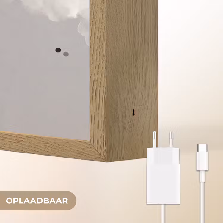 Lightbox - Wandlamp - Vrouw - Wolk - Grijs — 7