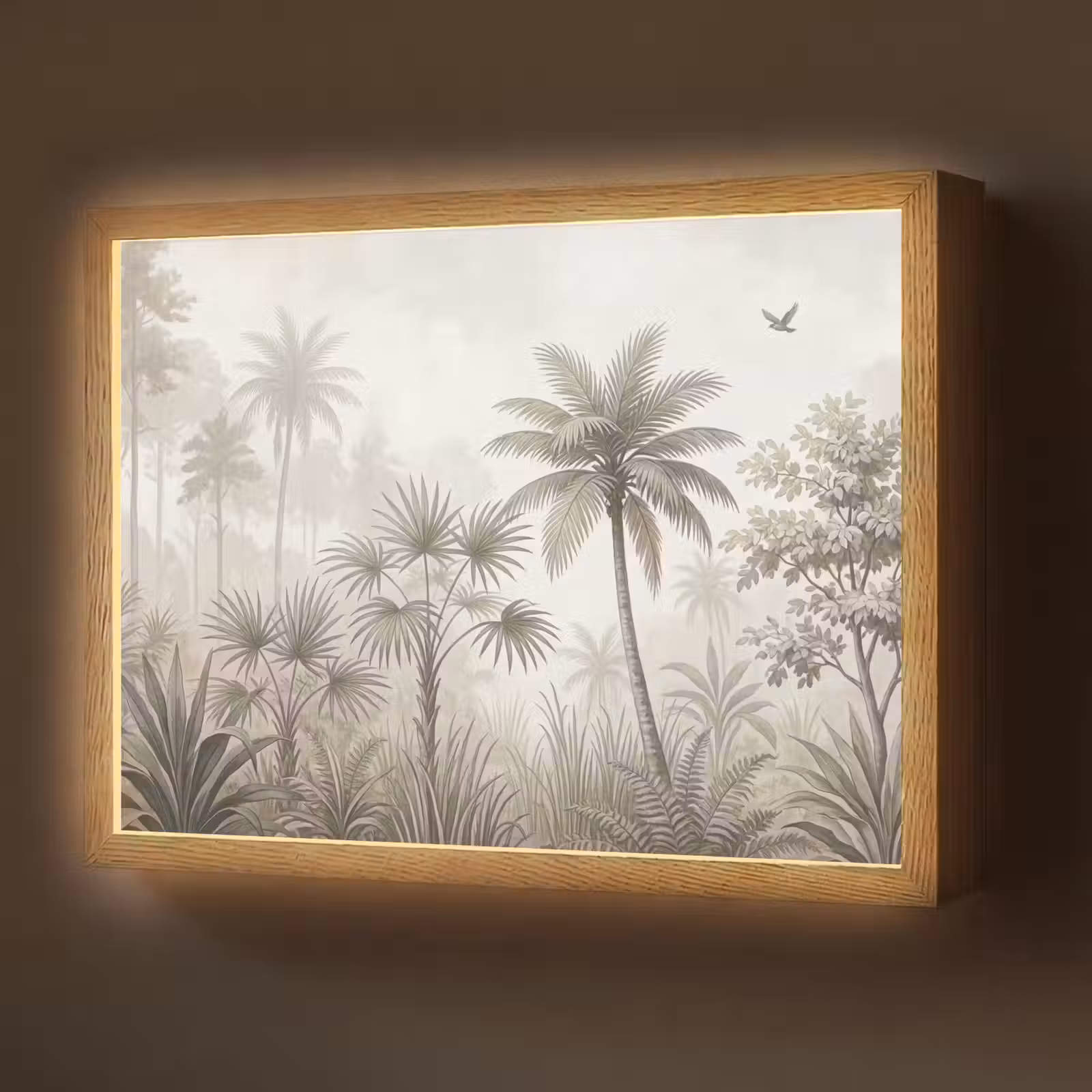 Lightbox - Wandlamp - Jungle - Palmbomen - Natuur — 1