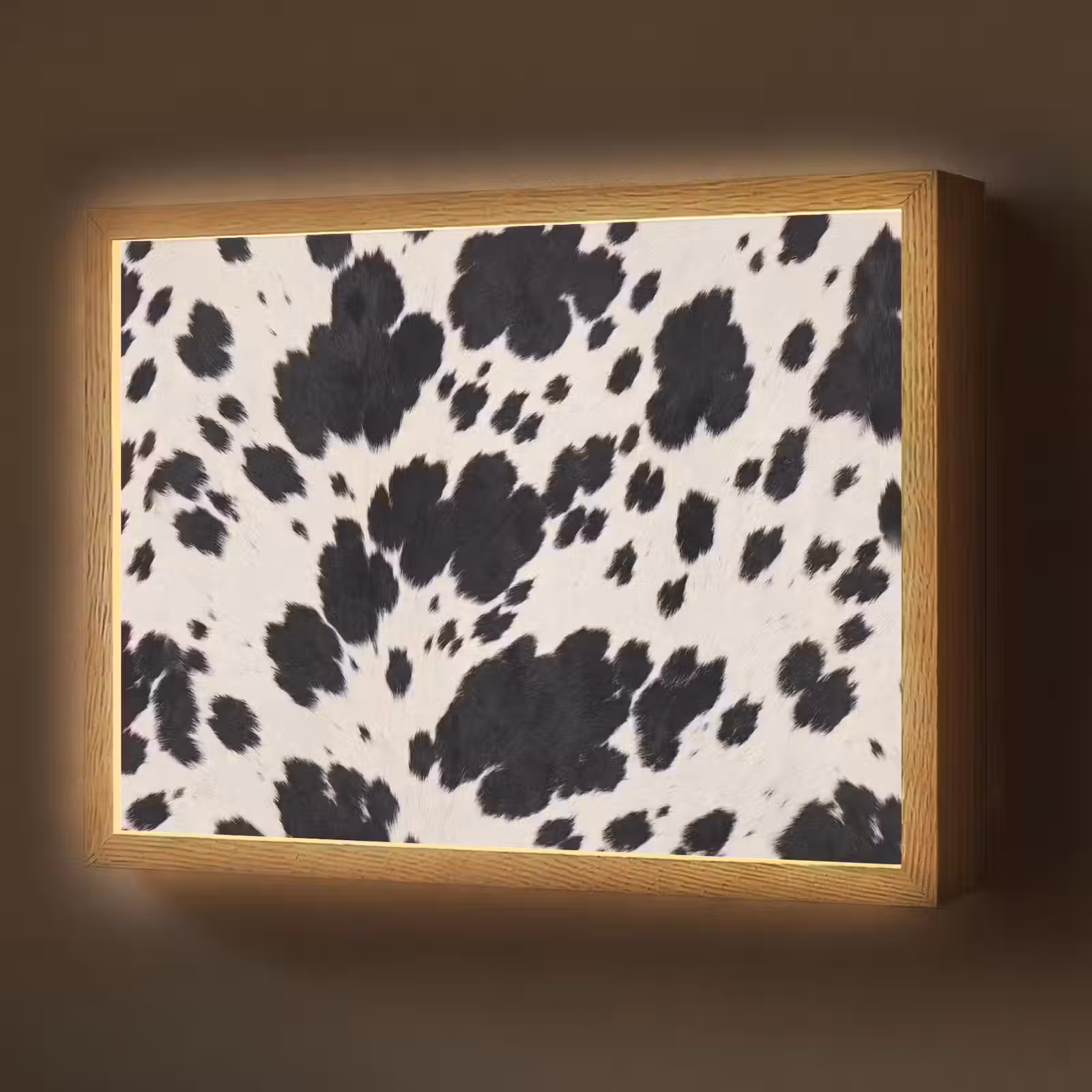 Lightbox - Wandlamp - Patroon - Vacht - Zwart - Wit — 1