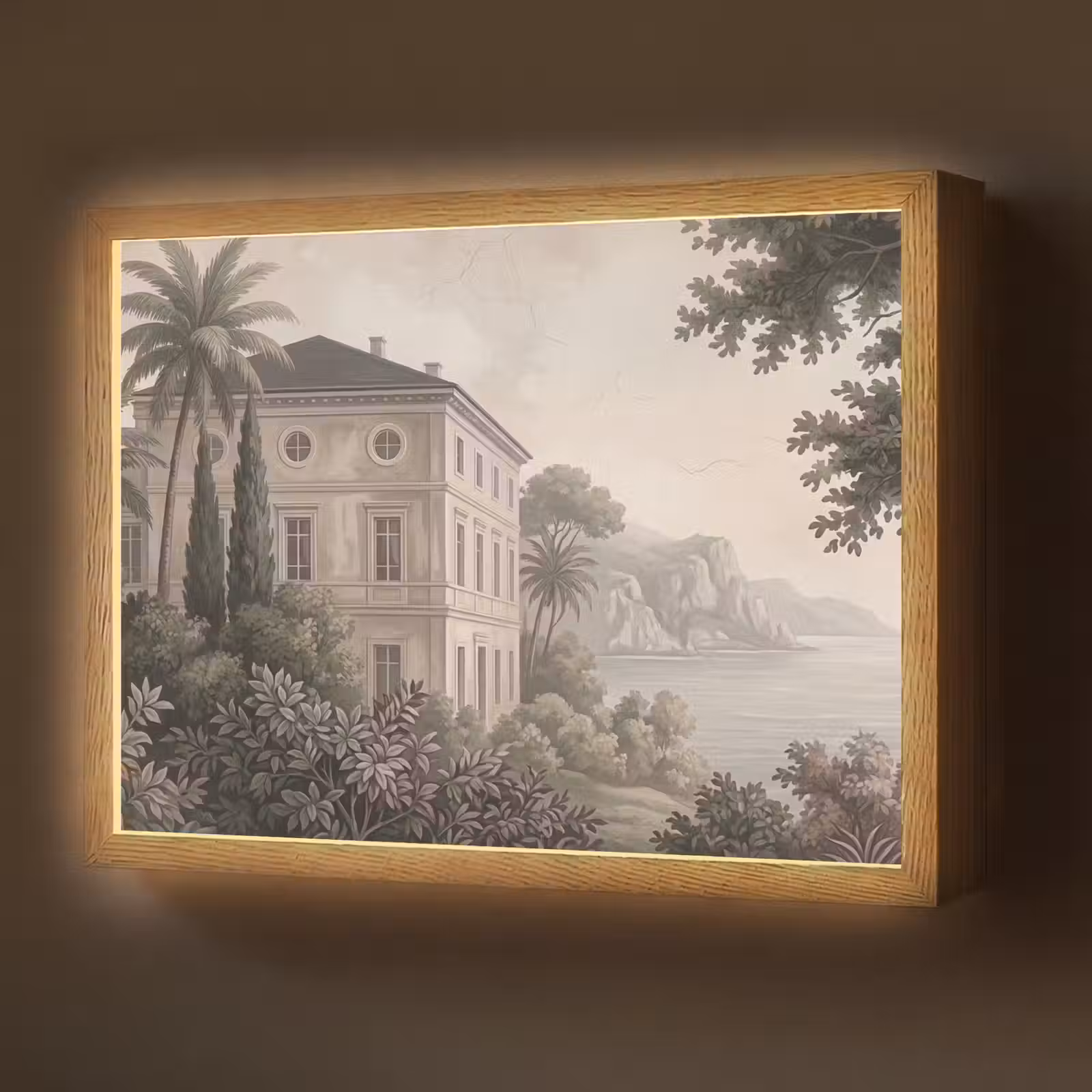 Lightbox - Wandlamp - Zee - Villa - Beige — 1