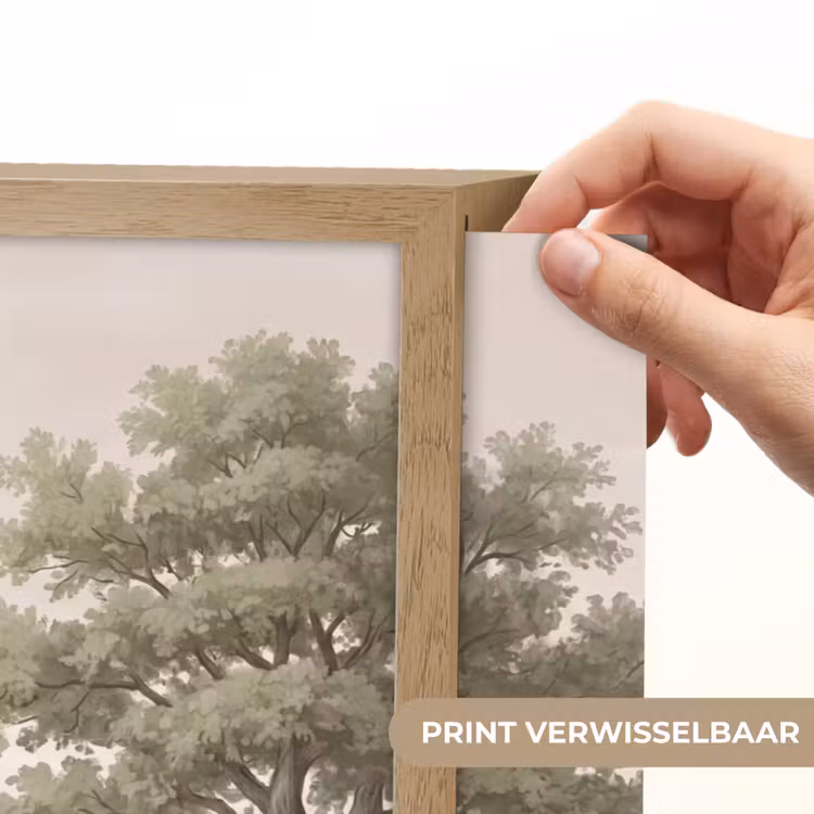 Lightbox - Wandlamp - Heuvellandschap - Bomen - Natuur - Groen — 5