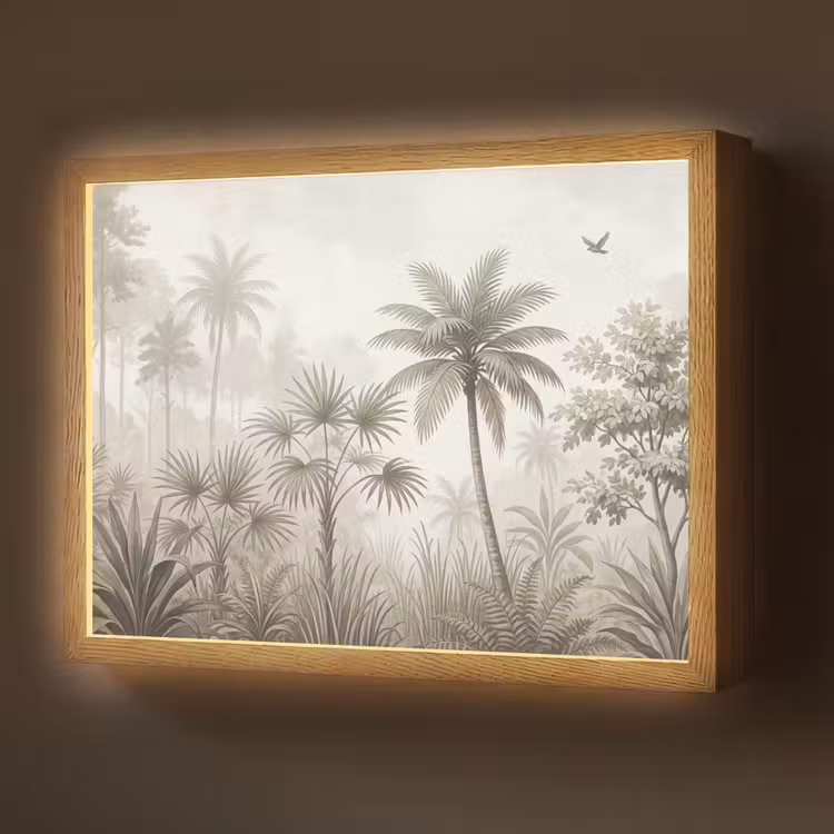Lightbox - Wandlamp - Jungle - Palmbomen - Natuur — 1