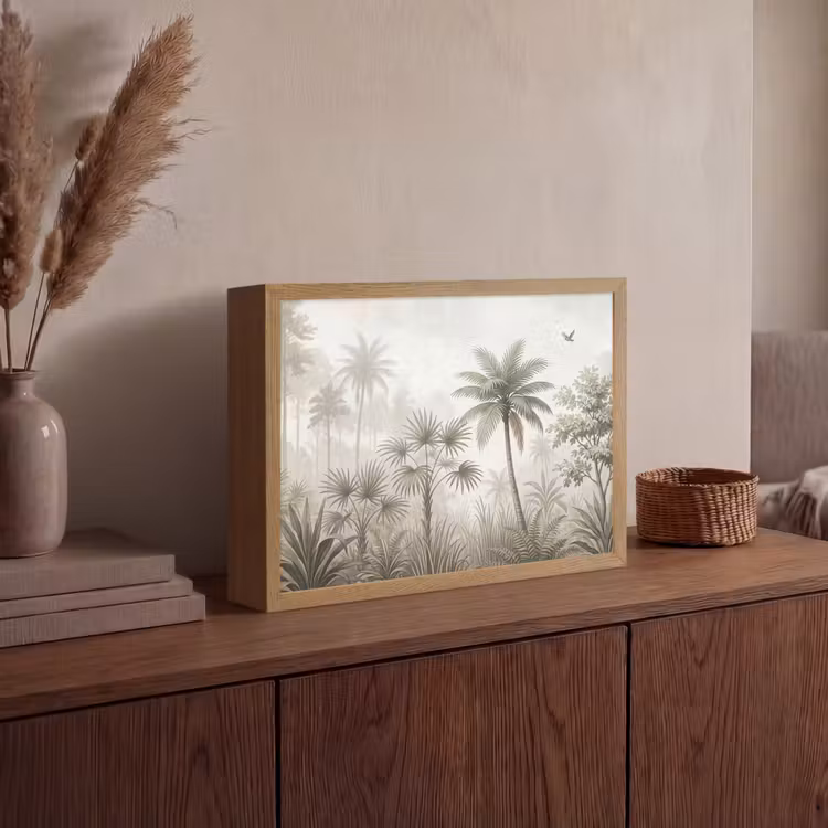 Lightbox - Wandlamp - Jungle - Palmbomen - Natuur — 4