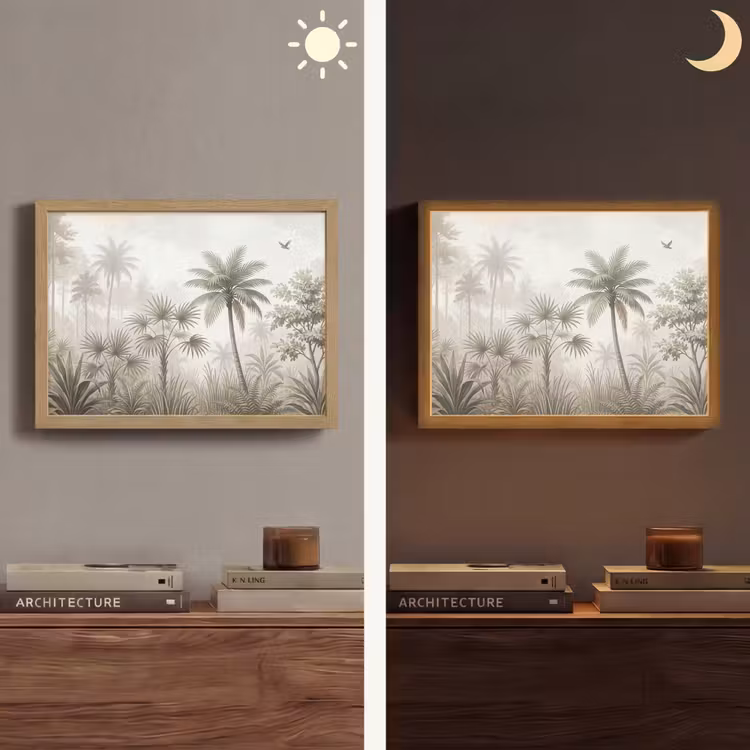 Lightbox - Wandlamp - Jungle - Palmbomen - Natuur — 6