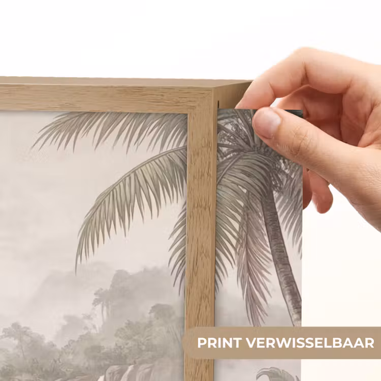 Lightbox - Wandlamp - Jungle - Watervallen - Tropisch - Illustratie — 5