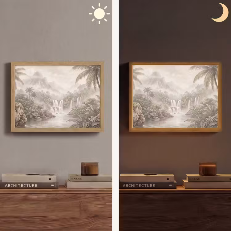 Lightbox - Wandlamp - Jungle - Watervallen - Tropisch - Illustratie — 6