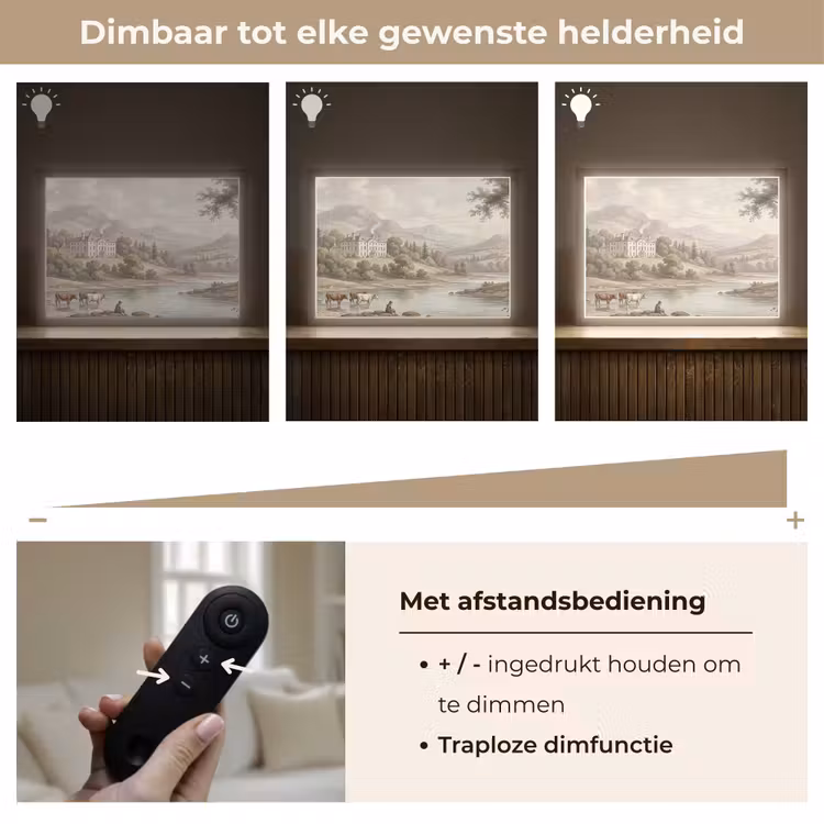 Lightbox - Wandlamp - Landhuis - Rivier - Vee — 9