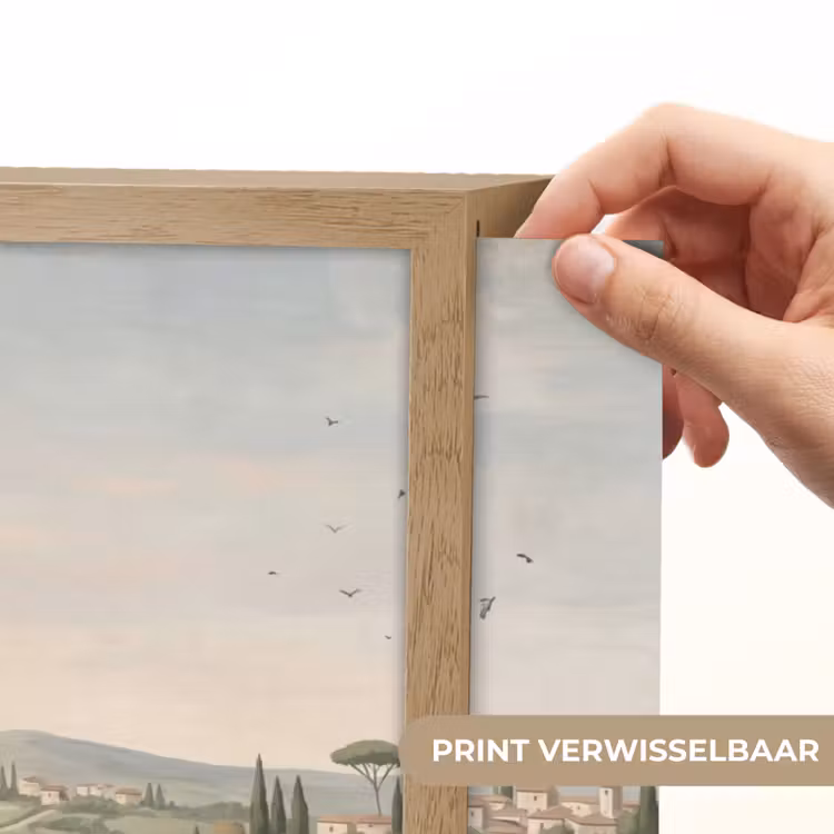 Lightbox - Wandlamp - Landschap - Heuvels - Zandpad - Groen — 5