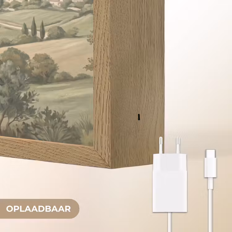 Lightbox - Wandlamp - Landschap - Heuvels - Zandpad - Groen — 7