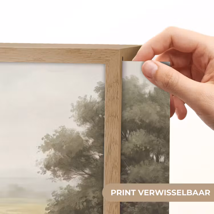Lightbox - Wandlamp - Landschap - Minimalistisch - Beige — 5