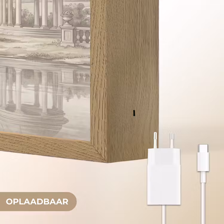 Lightbox - Wandlamp - Landschap - Water - Natuur - Sepia — 7