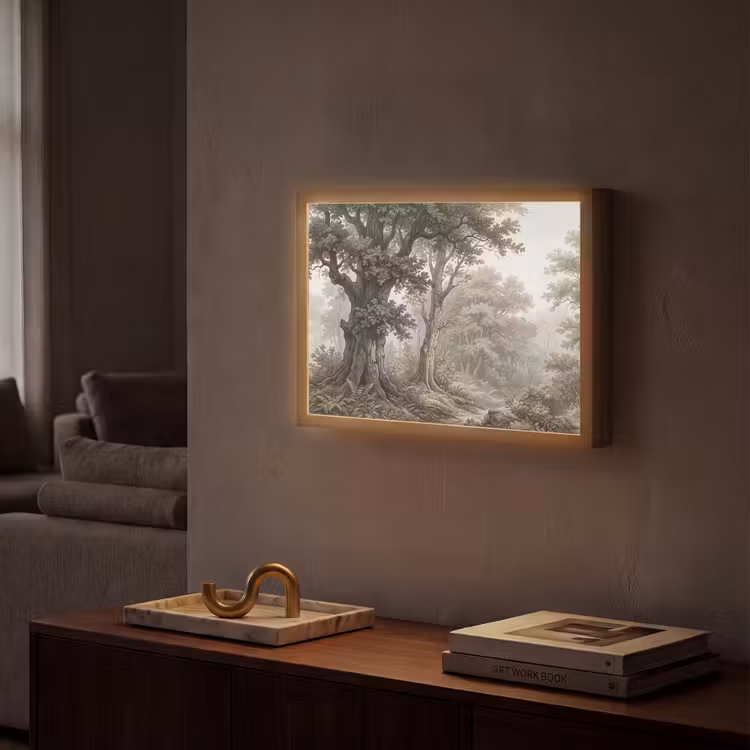 Lightbox - Wandlamp - Natuur - Bos - Eik — 2