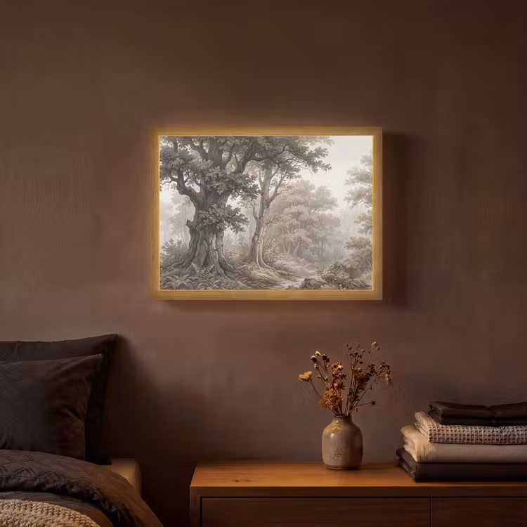 Lightbox - Wandlamp - Natuur - Bos - Eik — 3