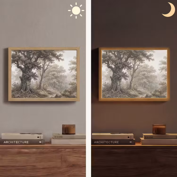 Lightbox - Wandlamp - Natuur - Bos - Eik — 6