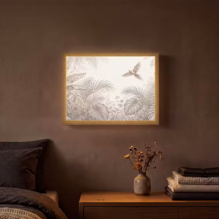 Lightbox - Wandlamp - Papagaai - Jungle - Tropisch — 3