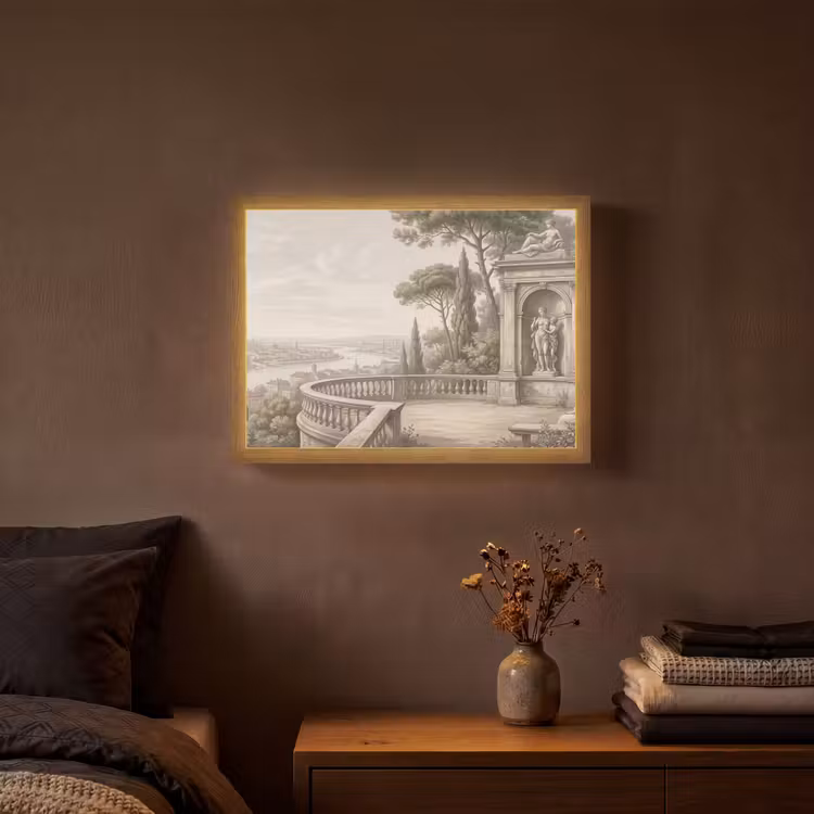 Lightbox - Wandlamp - Terras - Stad - Uitzicht - Rivier — 3