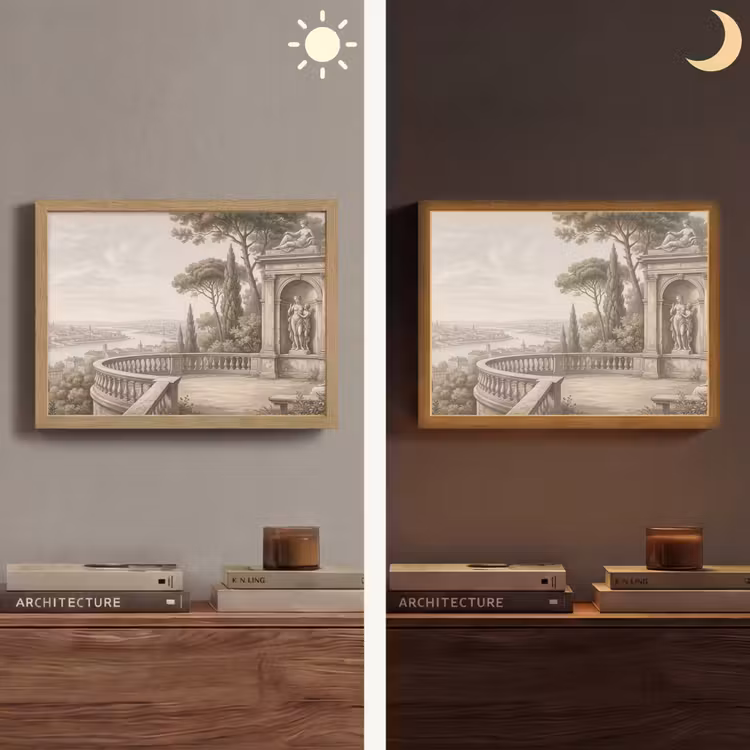 Lightbox - Wandlamp - Terras - Stad - Uitzicht - Rivier — 6