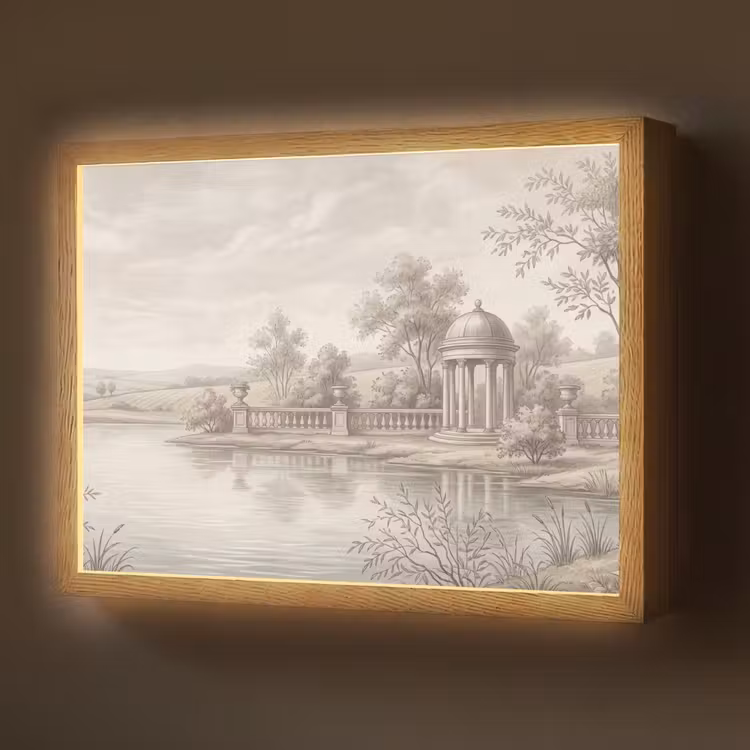 Lightbox - Wandlamp - Terras - Water - Natuur - Landschap — 1