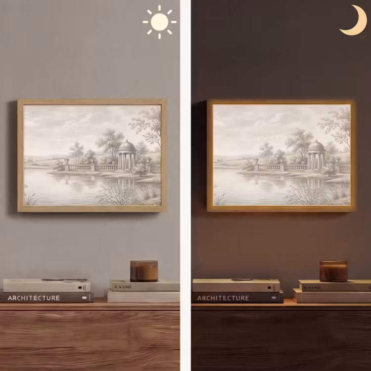 Lightbox - Wandlamp - Terras - Water - Natuur - Landschap — 6
