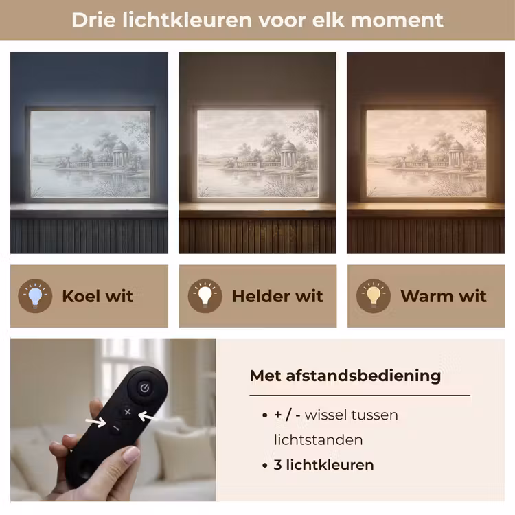 Lightbox - Wandlamp - Terras - Water - Natuur - Landschap — 8