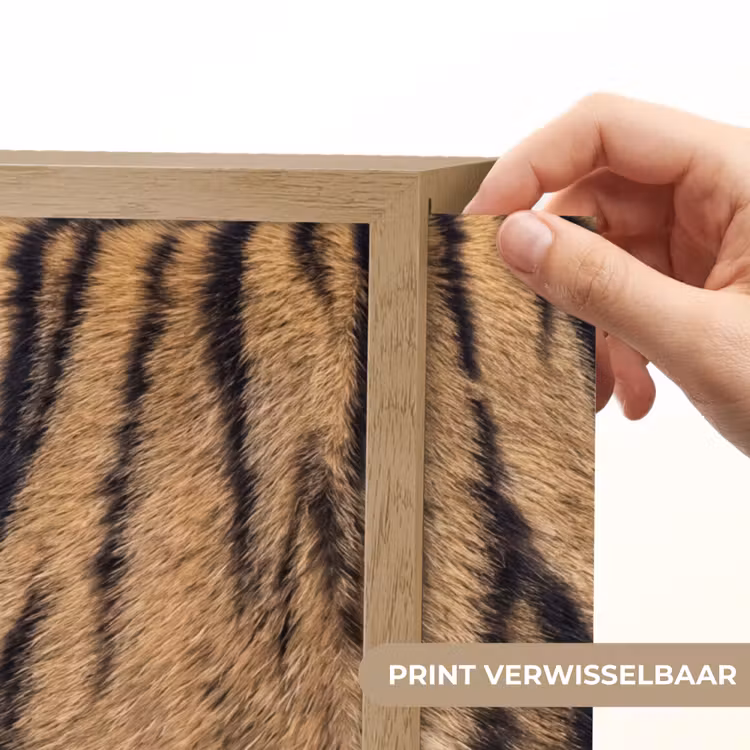 Lightbox - Wandlamp - Tijgervacht - Klassiek - Zwart — 5