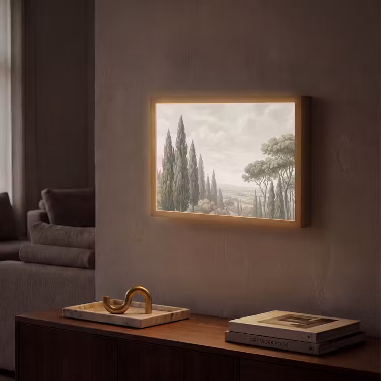 Lightbox - Wandlamp - Vallei - Bos - Natuur - Groen — 2
