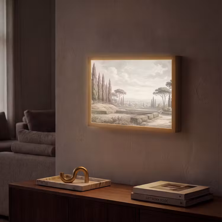 Lightbox - Wandlamp - Vallei - Tuin - Natuur - Groen — 2