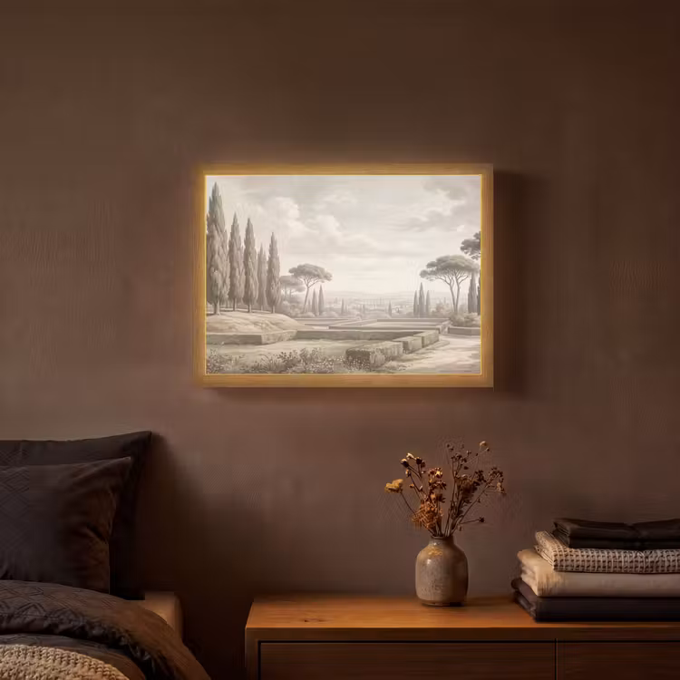 Lightbox - Wandlamp - Vallei - Tuin - Natuur - Groen — 3