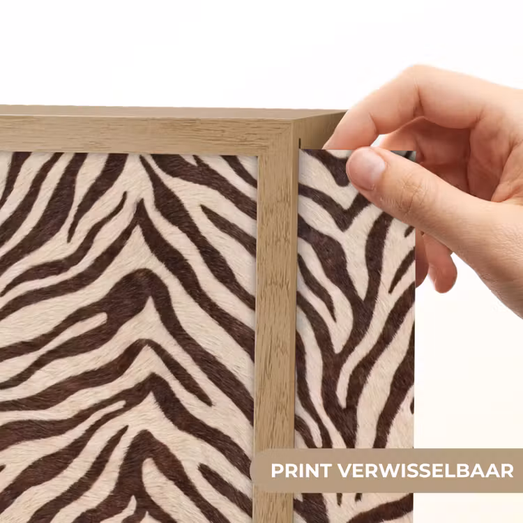 Lightbox - Wandlamp - Zebra - Strepen - Bruin — 5