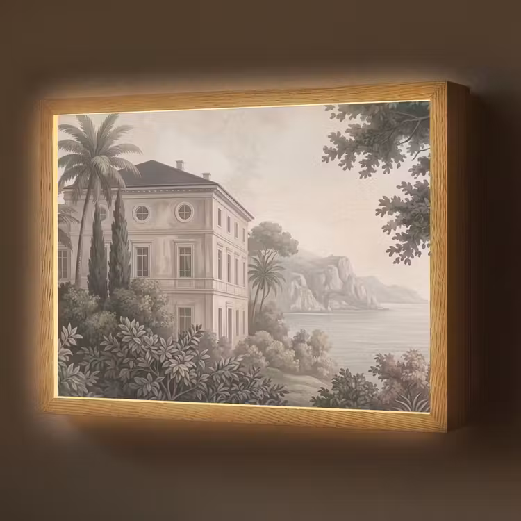 Lightbox - Wandlamp - Zee - Villa - Beige — 1