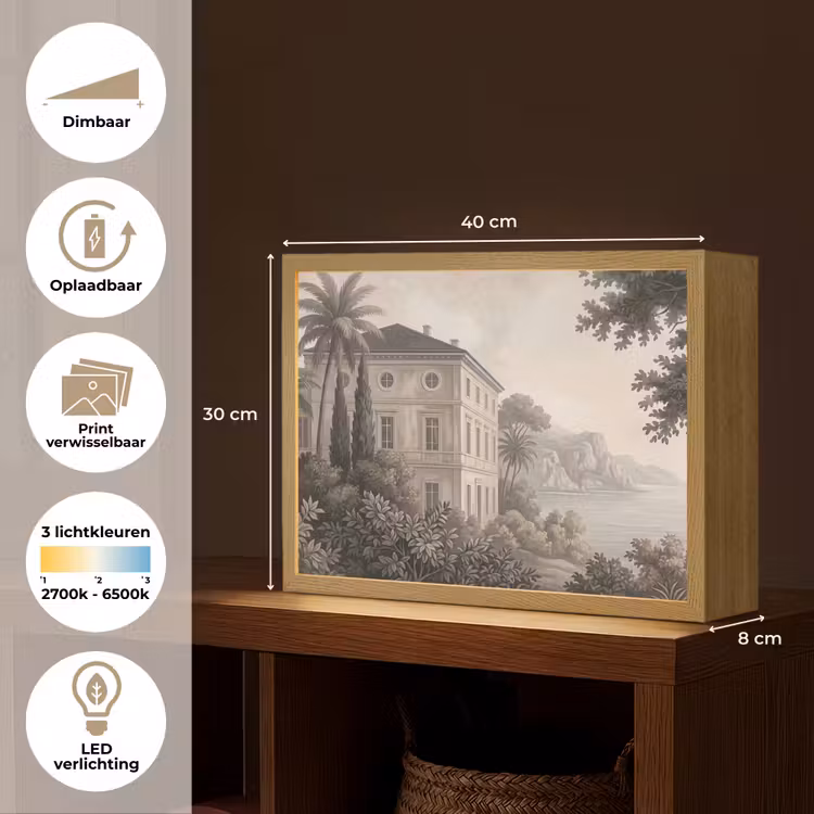Lightbox - Wandlamp - Zee - Villa - Beige — 10