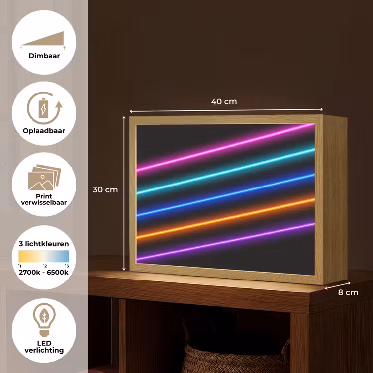 Lightbox - Wandlamp - Esthetiek - Retro - Neon — 10
