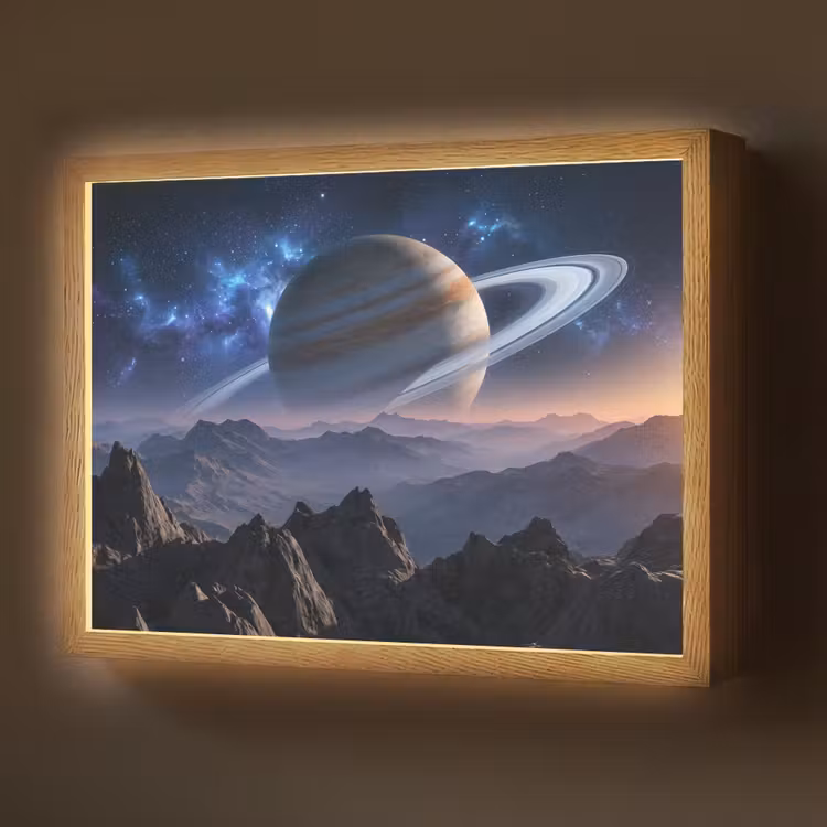 Lightbox - Wandlamp - Fantasy - Kosmos - Landschap — 1