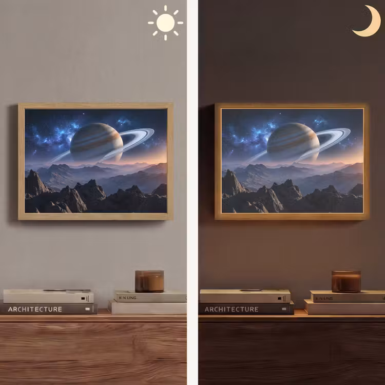 Lightbox - Wandlamp - Fantasy - Kosmos - Landschap — 6