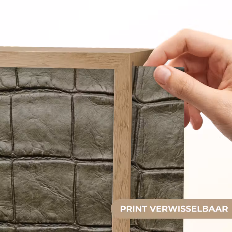 Lightbox - Wandlamp - Krokodillenleer - Structuur - Groen — 5