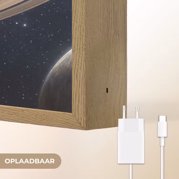 Lightbox - Wandlamp - Planeten - Saturnus - Ruimte — 7